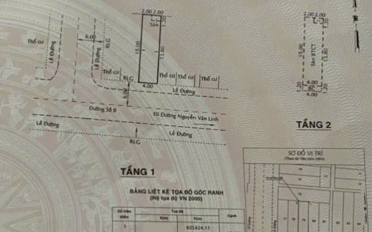 Nhà mặt tiền đường số 9, ngay Phú Mỹ Hưng, Phường Tân Phú, Quận 7